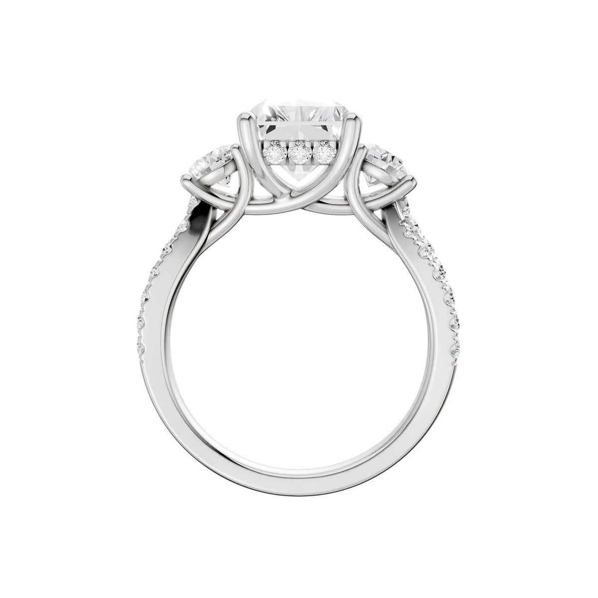 14K 4.00CT Lab Grown Diamond Engagement Ring 69201