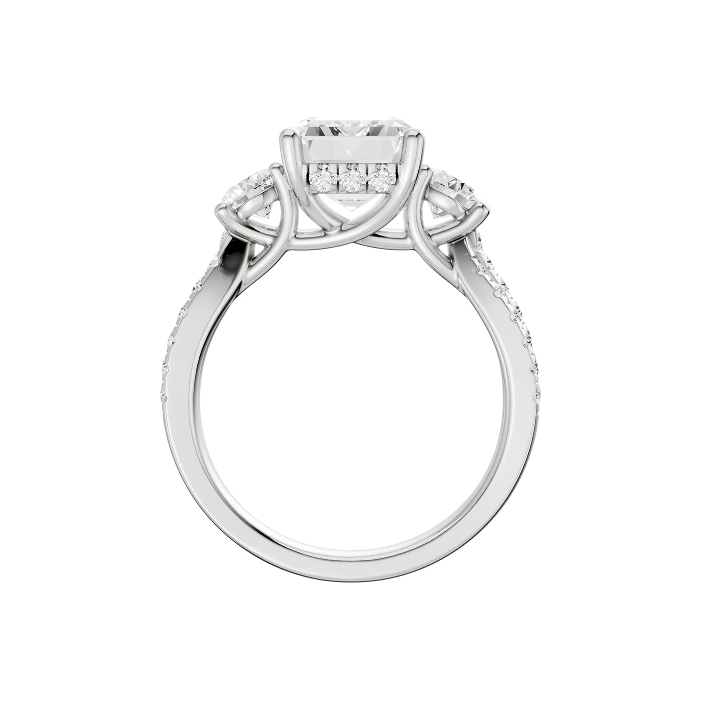 14K 4.00CT Lab Grown Diamond Engagement Ring 69203