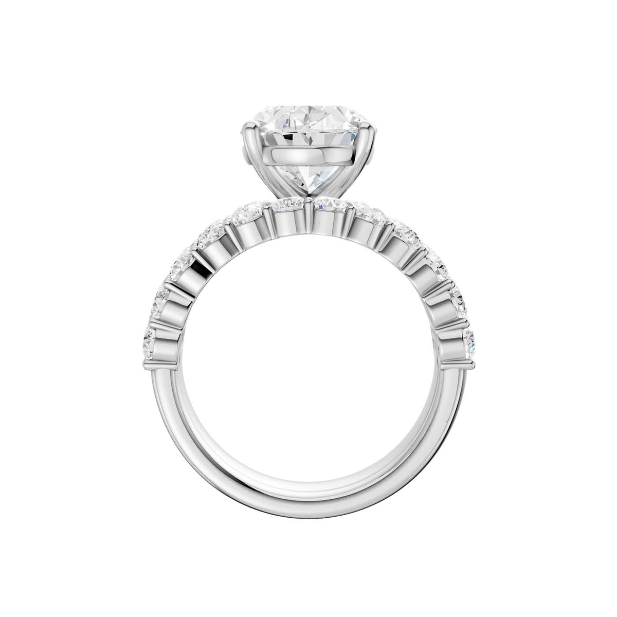14K 6.00 CT Lab Grown Diamond Bridal Set 69209
