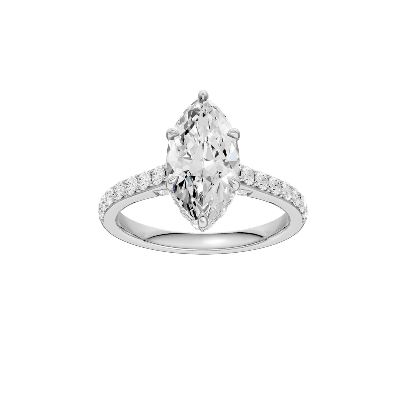 14K 2.50CT Lab Grown Diamond Engagement Ring 69226