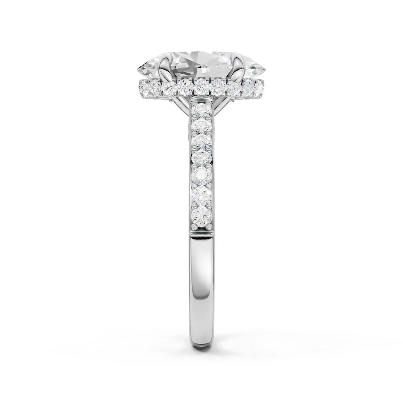 14K 3.50CT Lab Grown Diamond Engagement Ring 69228