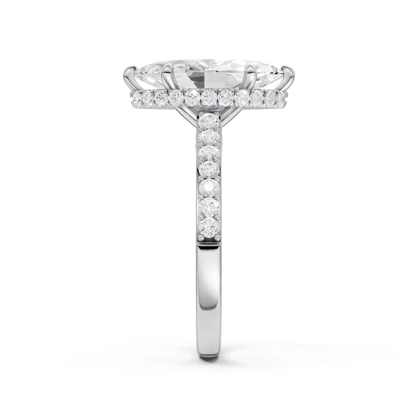 14K 3.50CT Lab Grown Diamond Engagement Ring 69233