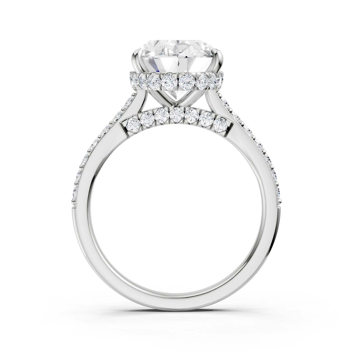 14K 4.50CT Lab Grown Diamond Engagement Ring 69235