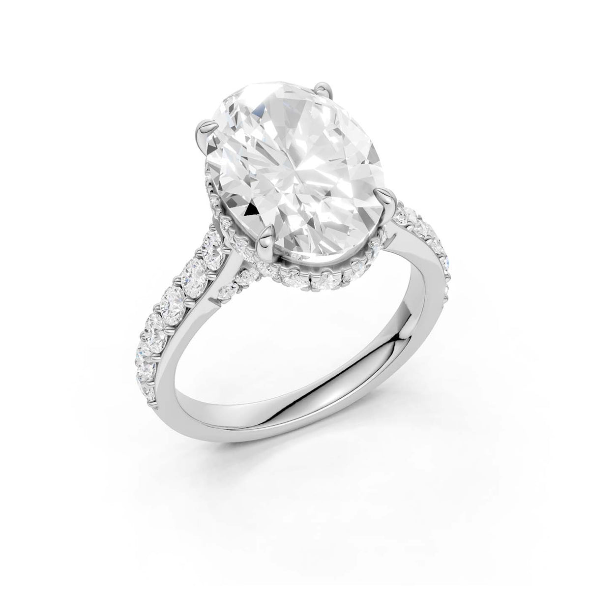 14K 6.00CT Lab Grown Diamond Engagement Ring 69243