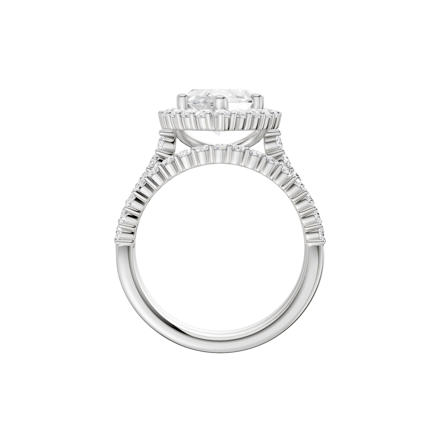 14K 5.00 CT Lab Grown Diamond Bridal Set 69272
