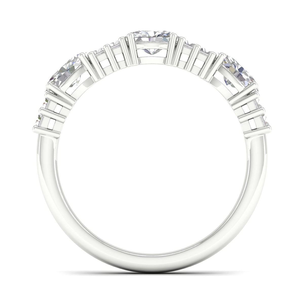 14K 1.00CT Fancy Lab Grown Diamond Band 69367