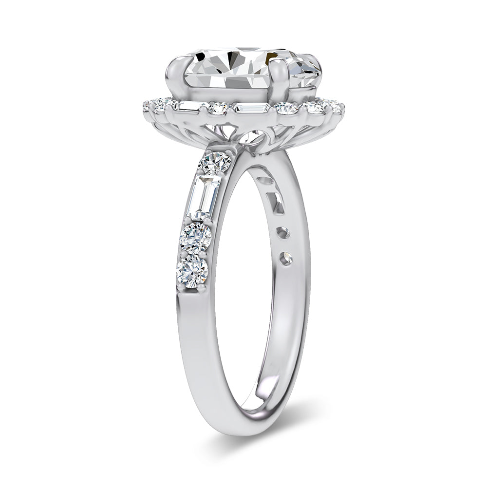 14K 3.82CT Lab Diamond Ring 69392
