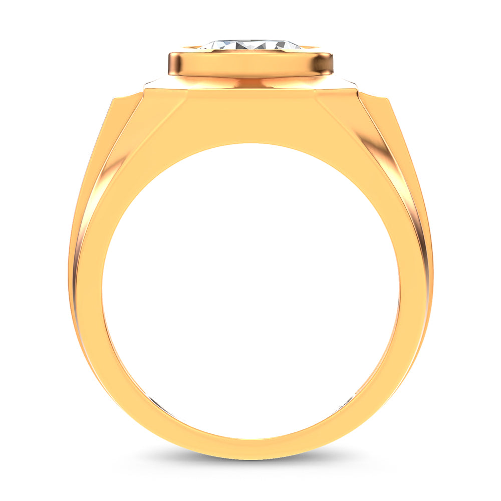 14K 3.00CT Lab Diamond Mens Ring 69396