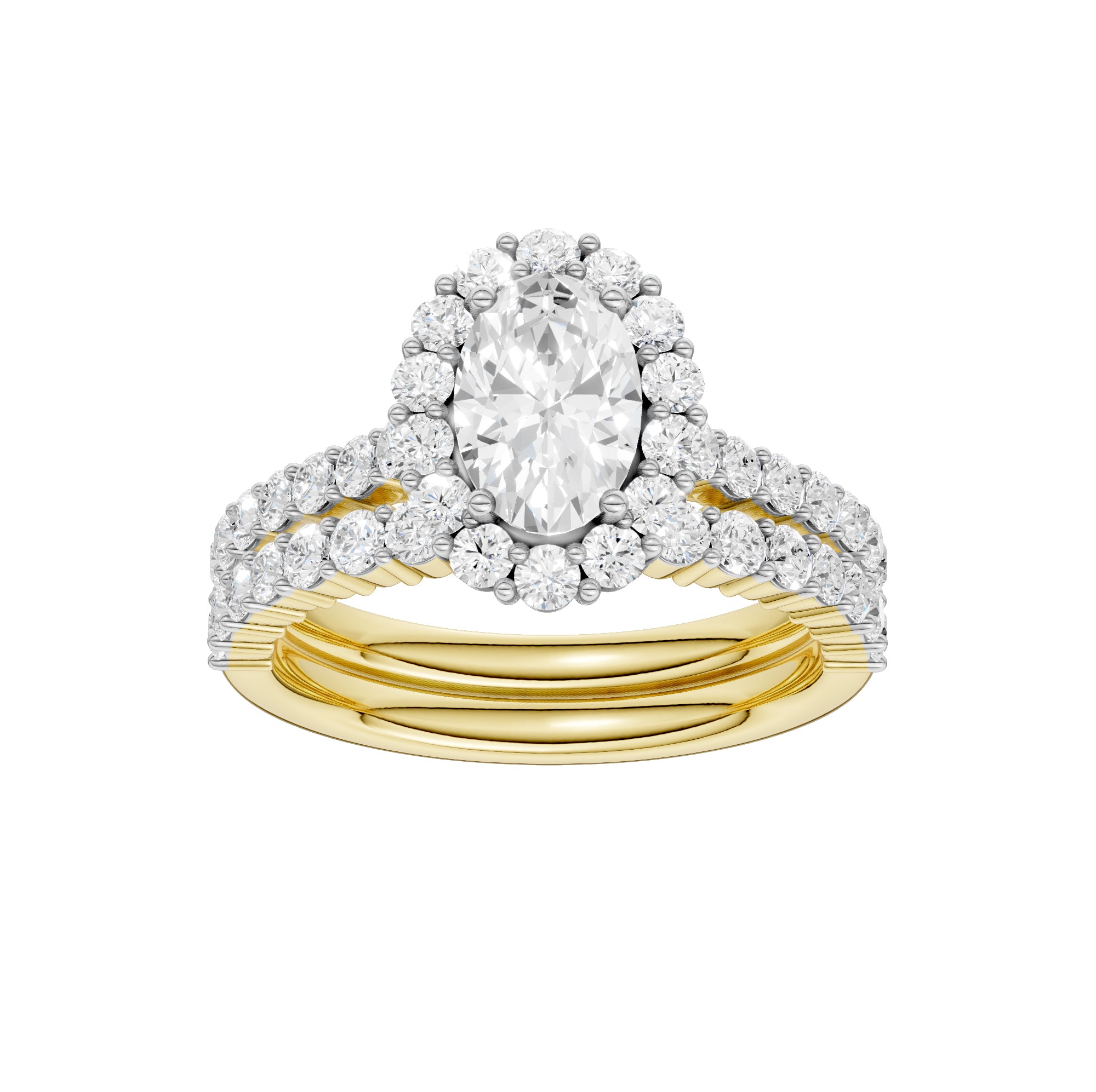14K 2.00CT DIAMOND BRIDAL SET 69529