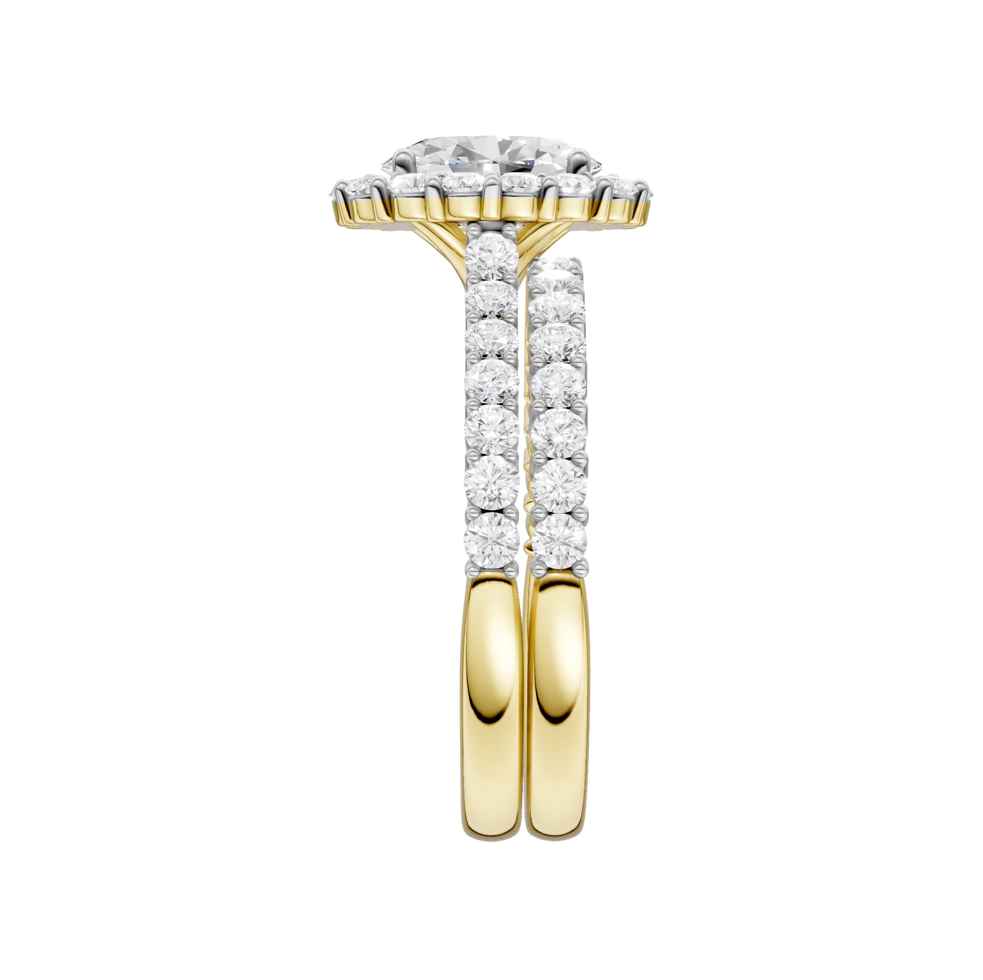 14K 2.00CT DIAMOND BRIDAL SET 69529