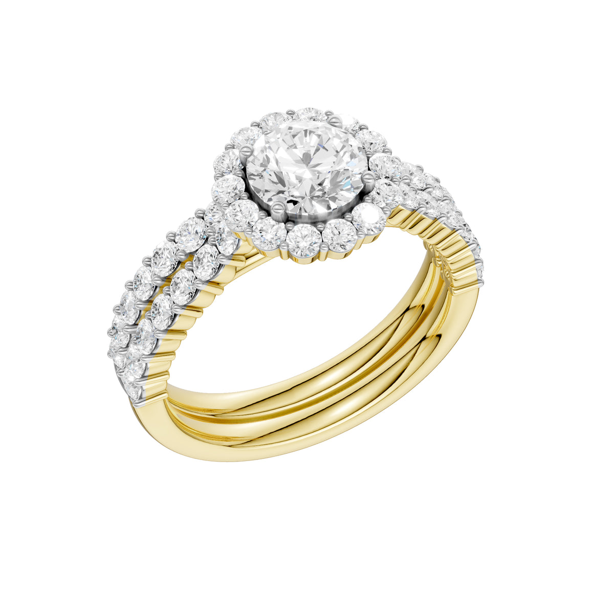 14K 2.00CT DIAMOND BRIDAL SET 69352