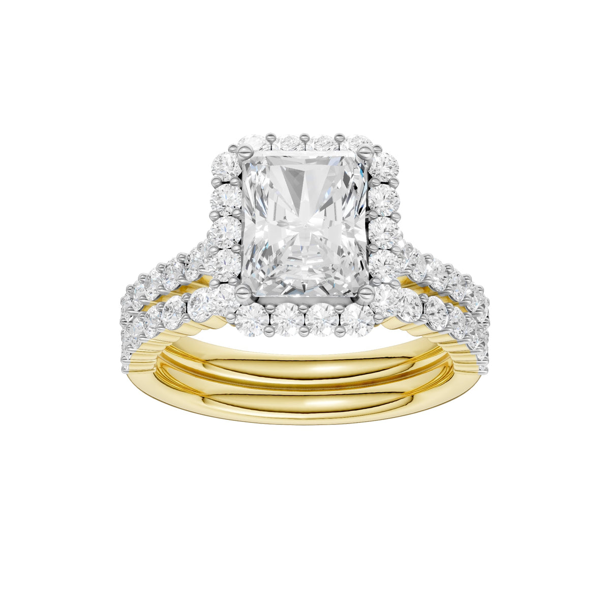 14K 3.00CT DIAMOND BRIDAL SET 69535