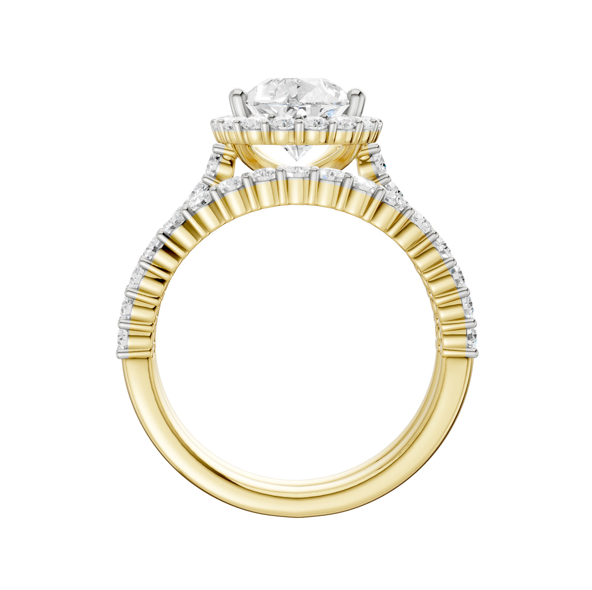 14K 3.00CT DIAMOND BRIDAL SET 69538