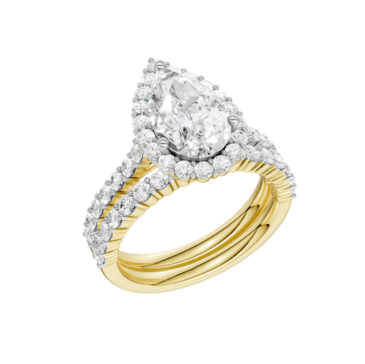 14K 3.00CT DIAMOND BRIDAL SET 69538