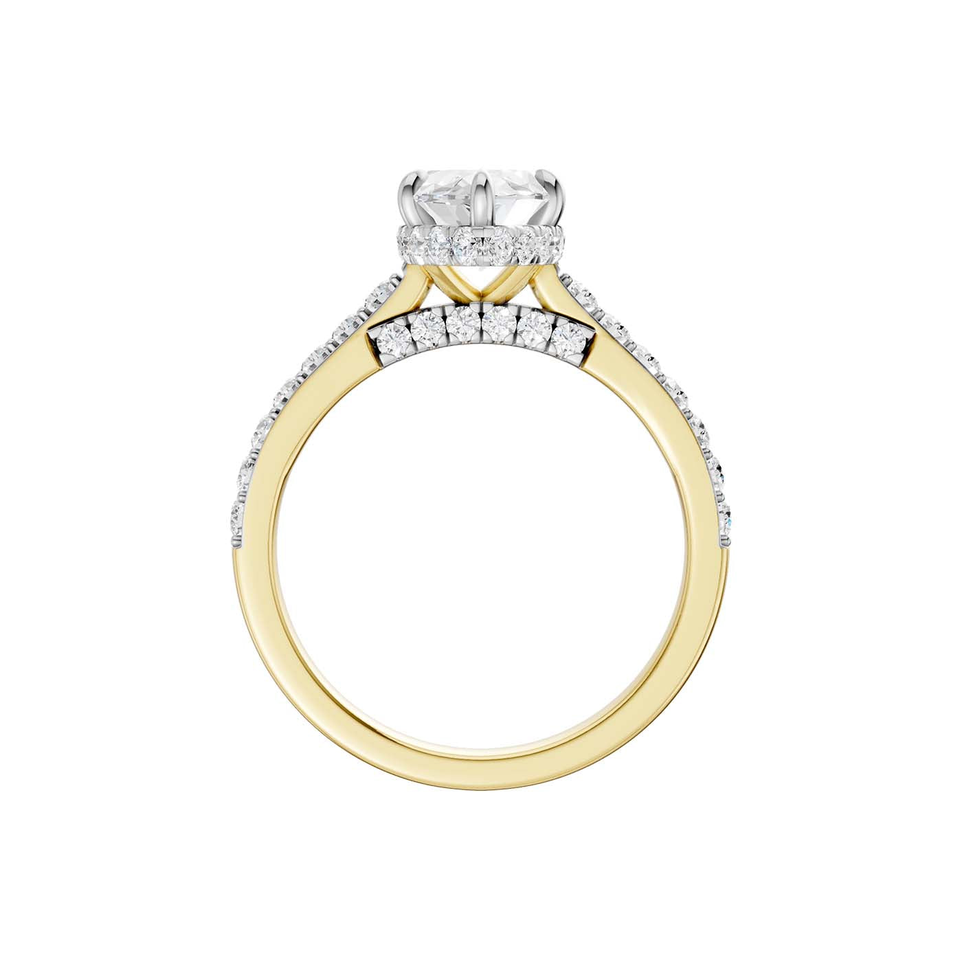 14K 2.50CT Lab Grown Diamond Engagement Ring 69594