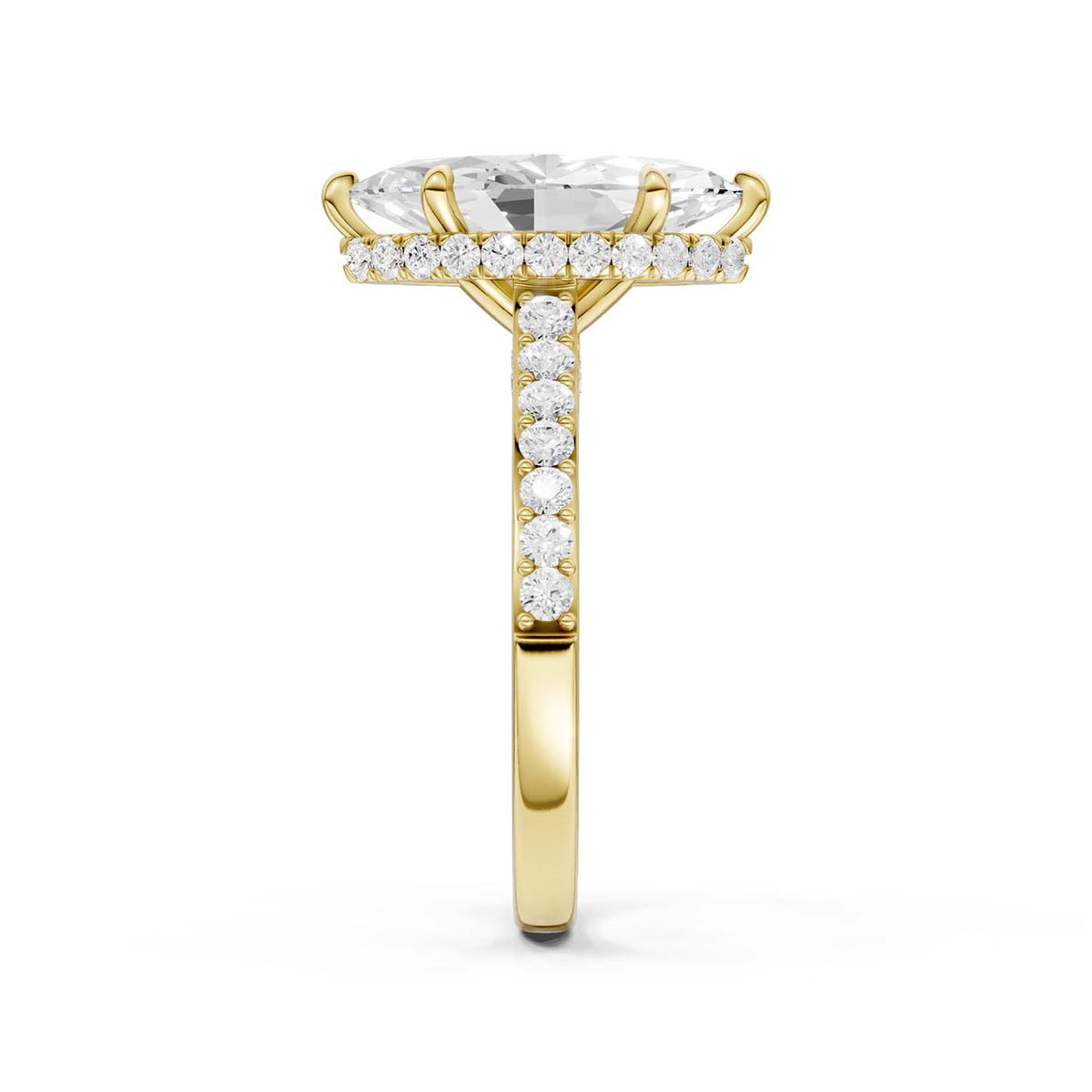 14K 3.50CT Lab Grown Diamond Engagement Ring 69601