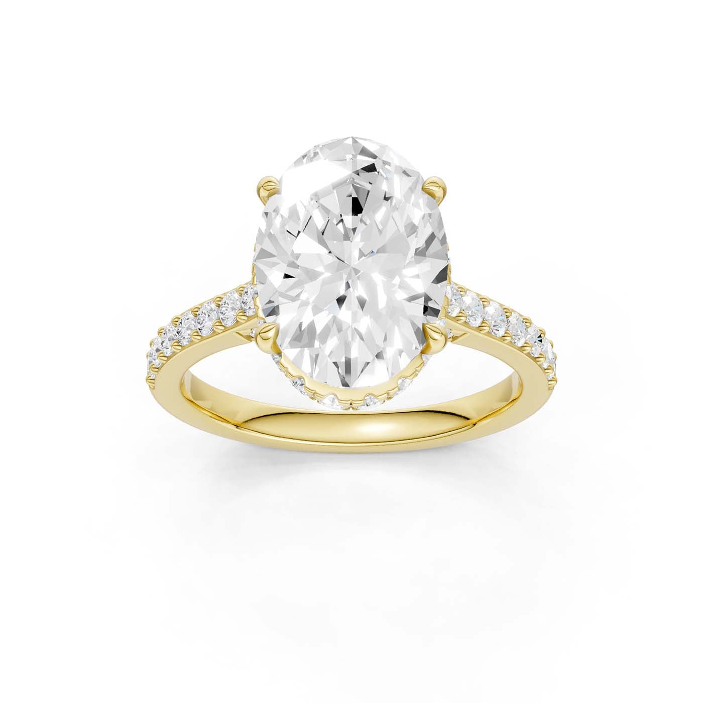 14K 4.50CT Lab Grown Diamond Engagement Ring 69603
