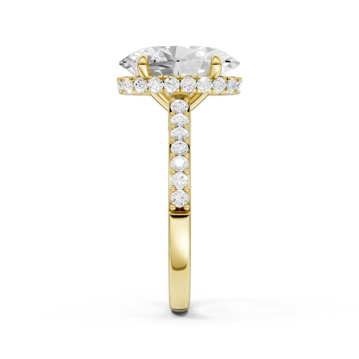 14K 4.50CT Lab Grown Diamond Engagement Ring 69603