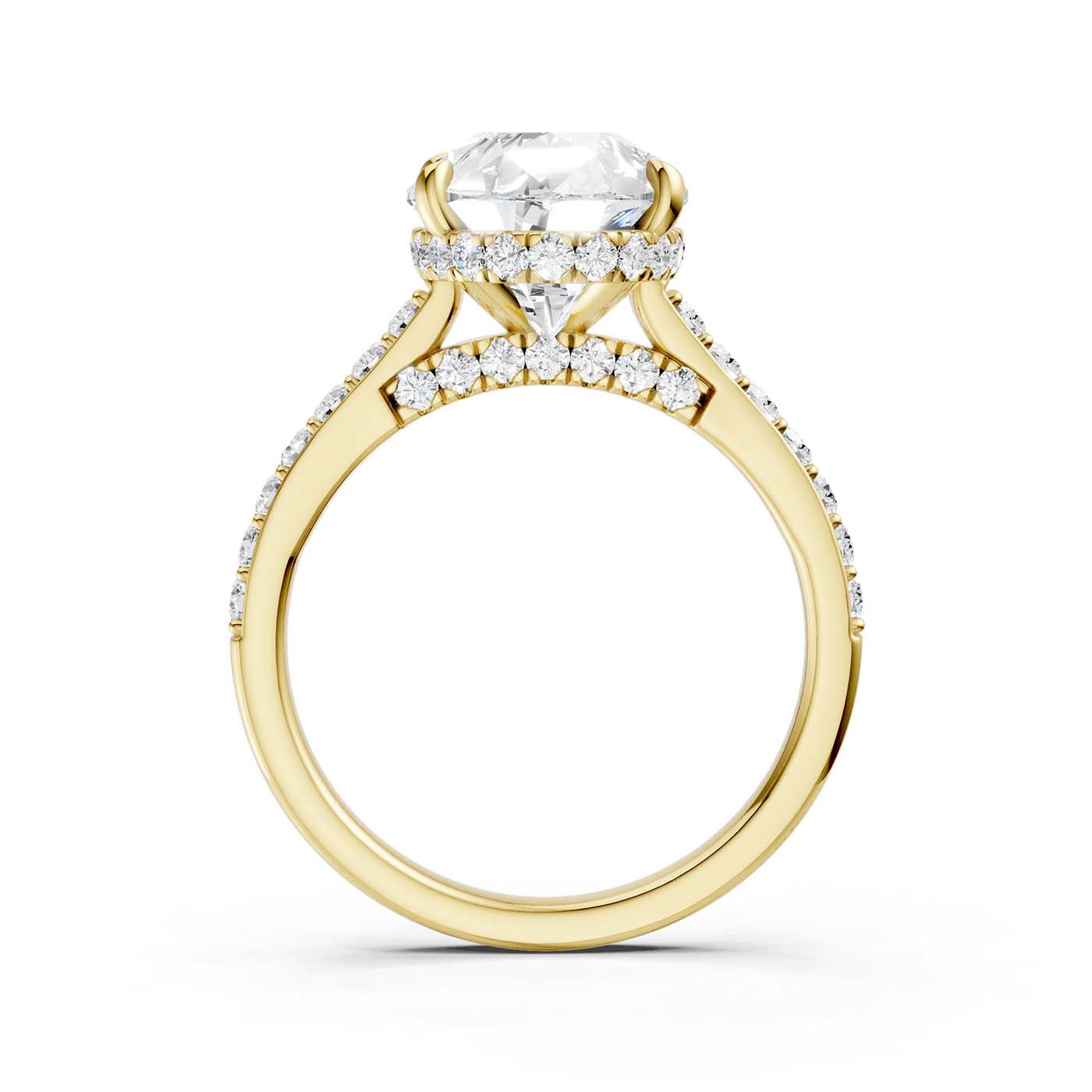14K 4.50CT Lab Grown Diamond Engagement Ring 69605