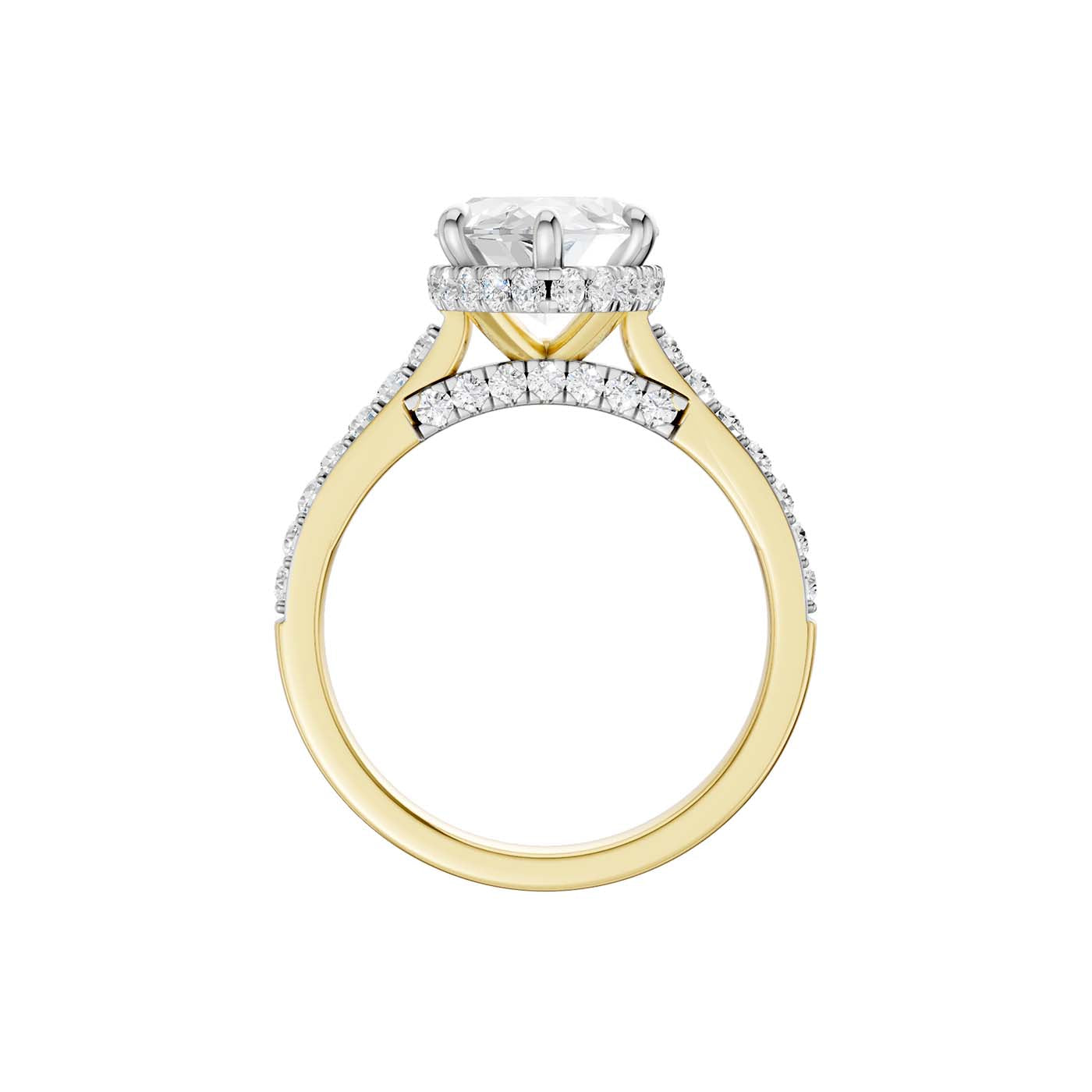 14K 4.50CT Lab Grown Diamond Engagement Ring 69608
