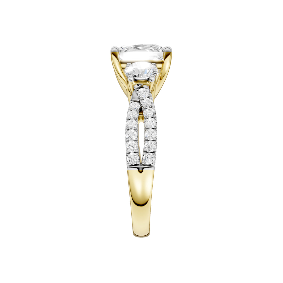 14K 4.00CT Lab Grown Diamond Engagement Ring 69621