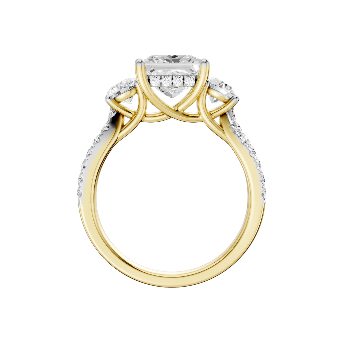 14K 4.00CT Lab Grown Diamond Engagement Ring 69621