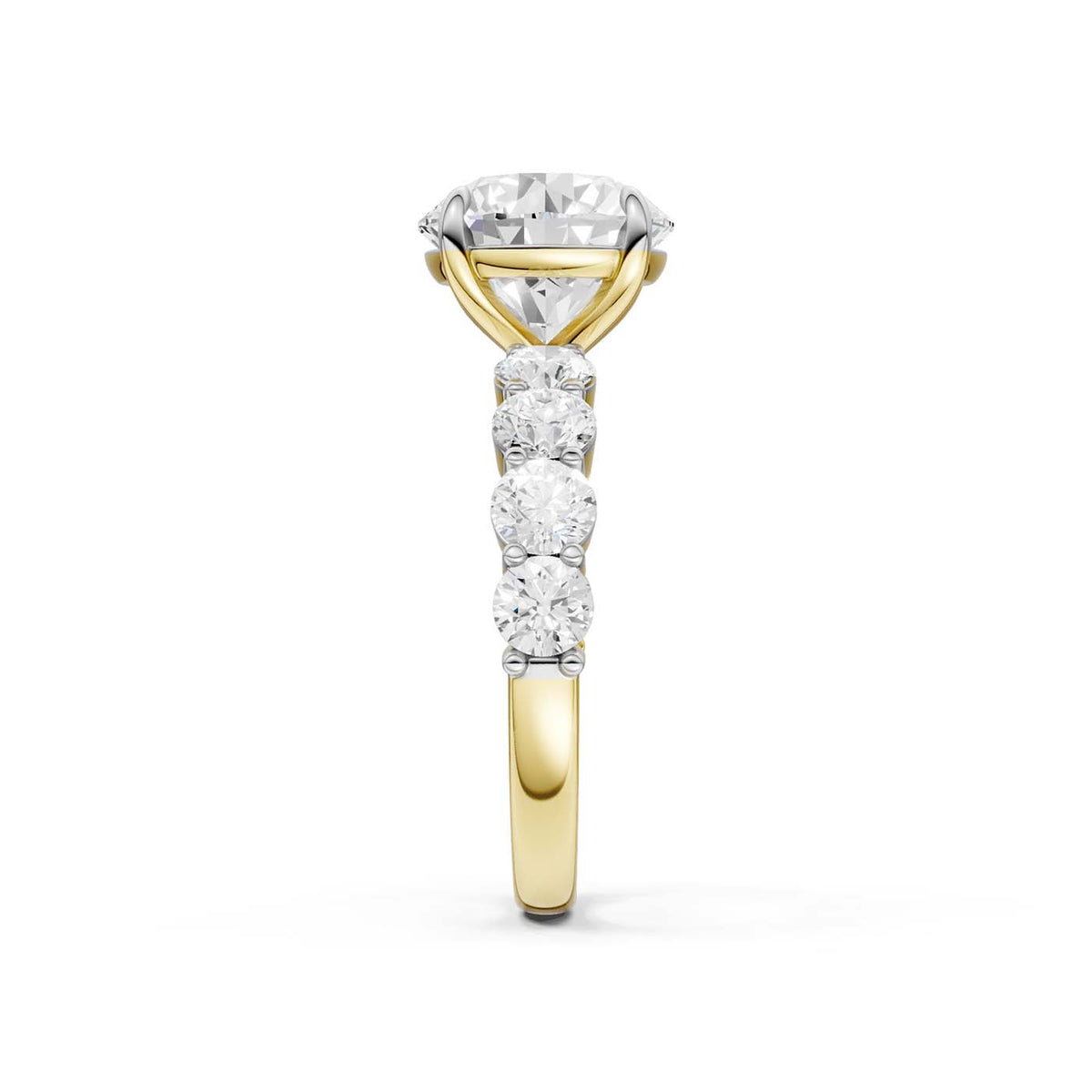 14K 4.50CT Lab Grown Diamond Engagement Ring 69654