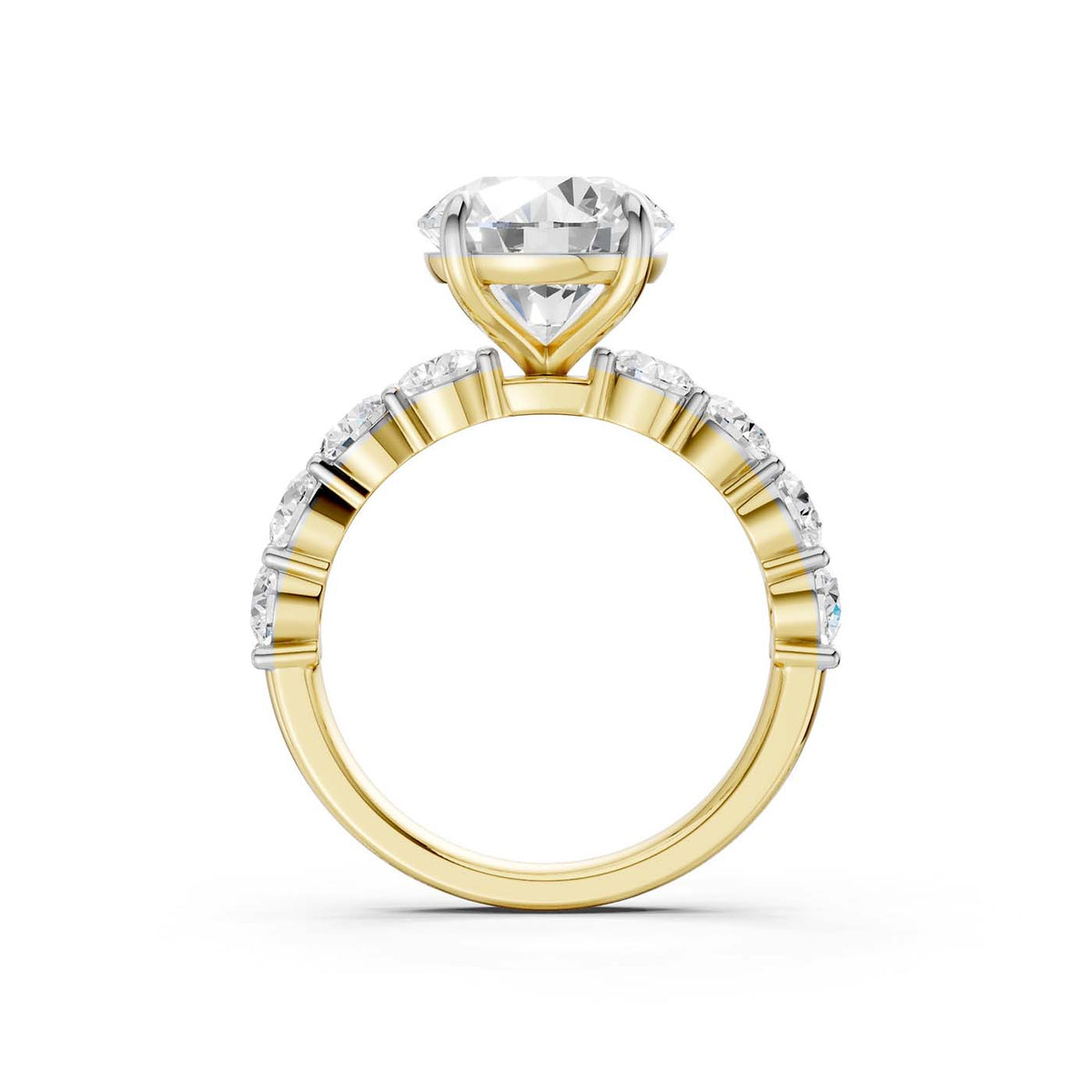 14K 4.50CT Lab Grown Diamond Engagement Ring 69654