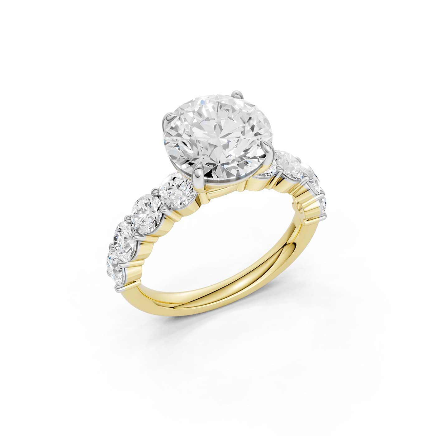 14K 4.50CT Lab Grown Diamond Engagement Ring 69654