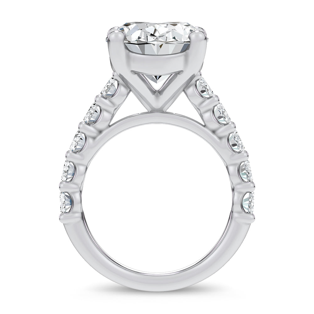 14K 9.50CT Certified Lab Grown Engagement Ring 69725