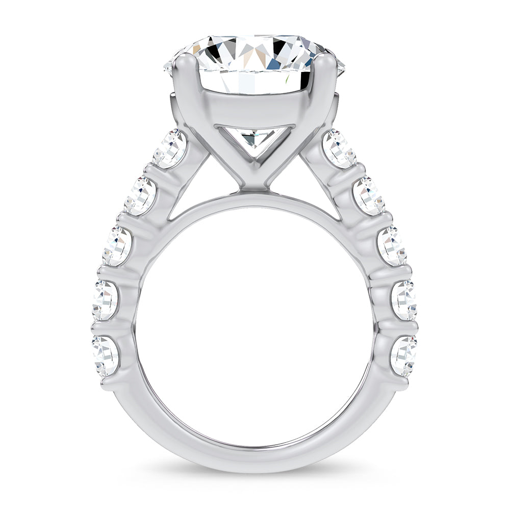 14K 9.50CT Certified Lab Grown Engagement Ring 69726