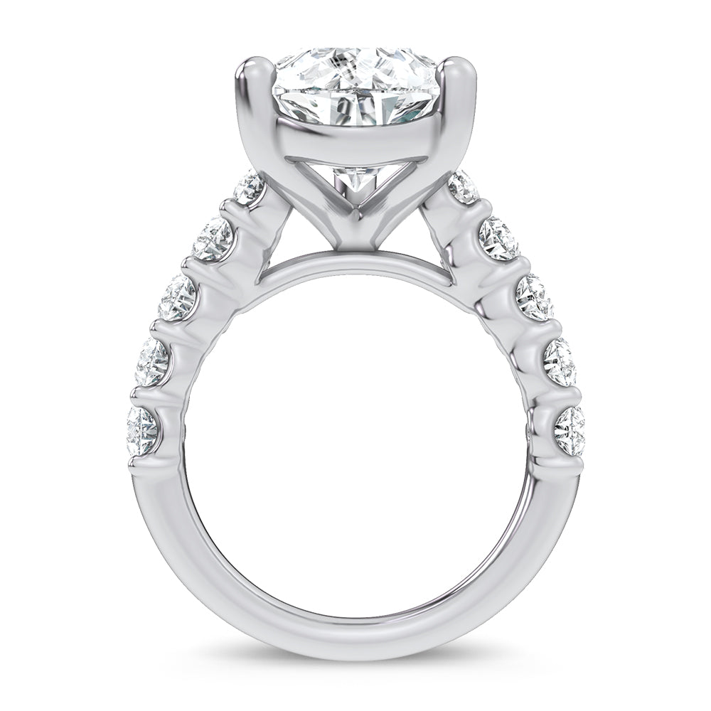 14K 9.00CT Certified Lab Grown Engagement Ring 69729