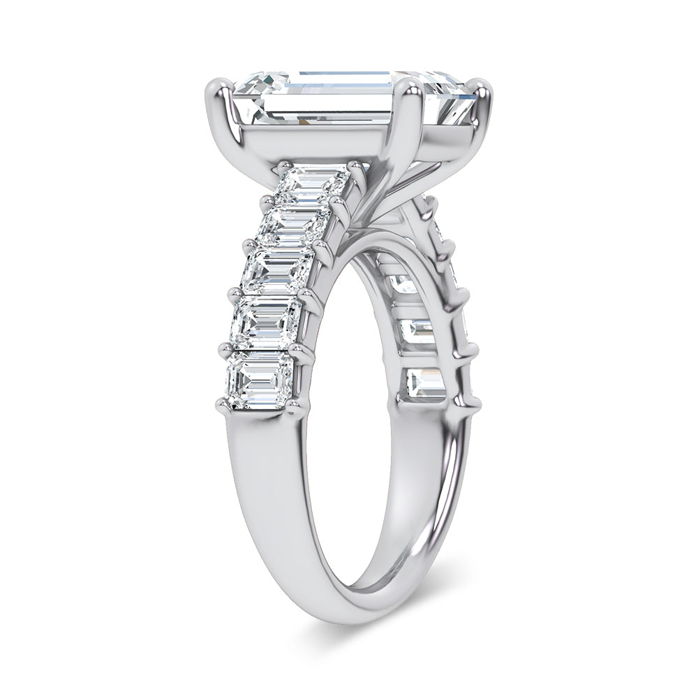14K 7.00CT Certified Lab Grown Engagement Ring 69735
