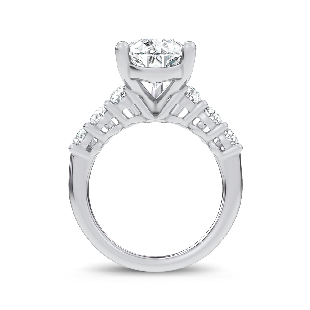 14K 6.60CT Certified Lab Grown Engagement Ring 69746