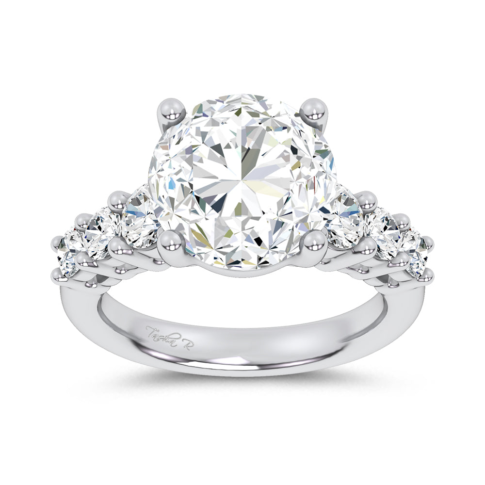 14K 6.00CT Certified Lab Grown Engagement Ring 69748