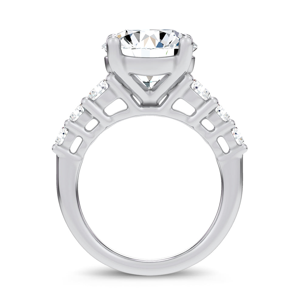 14K 6.00CT Certified Lab Grown Engagement Ring 69748