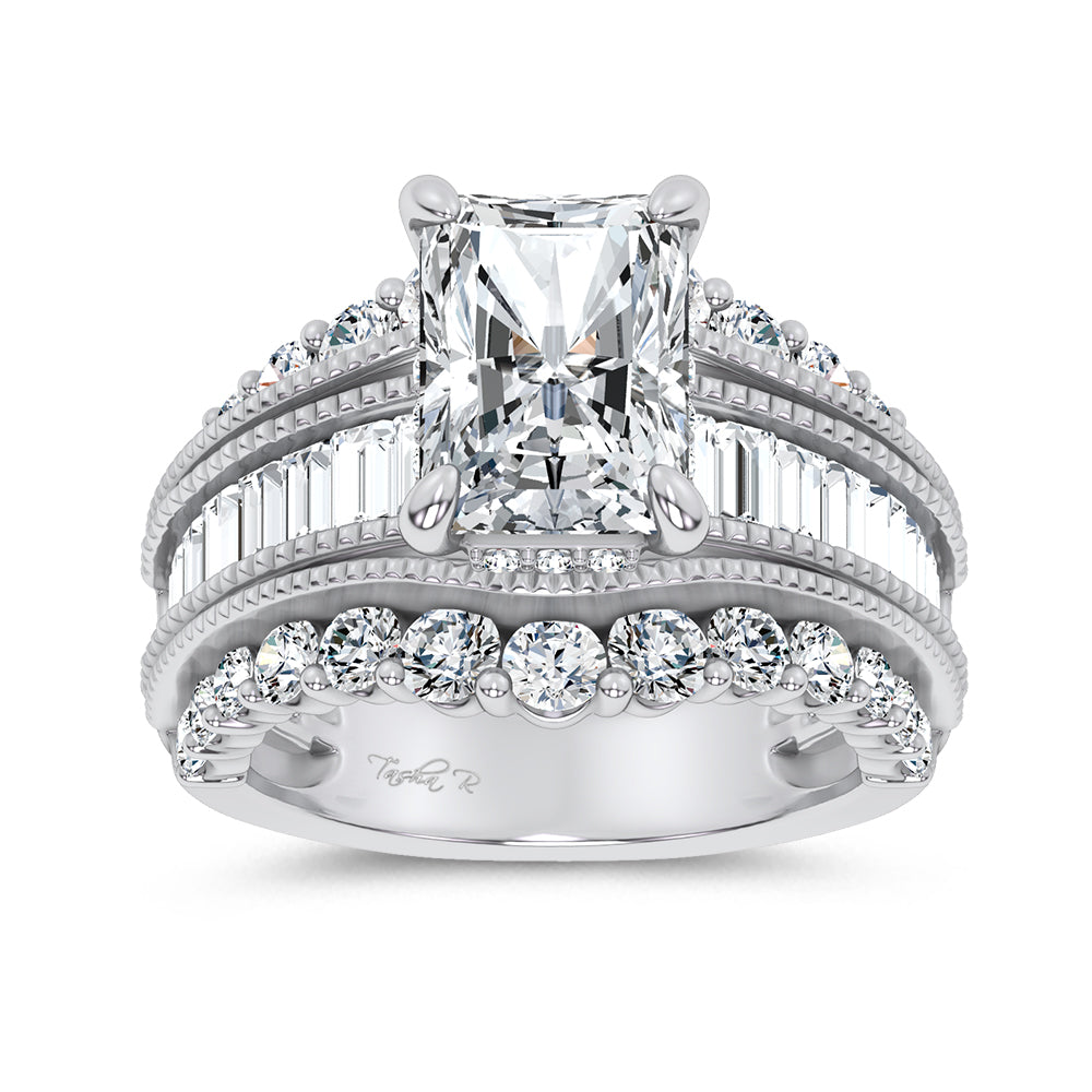 14K 5.72CT Certified Lab Grown Engagement Ring 69760