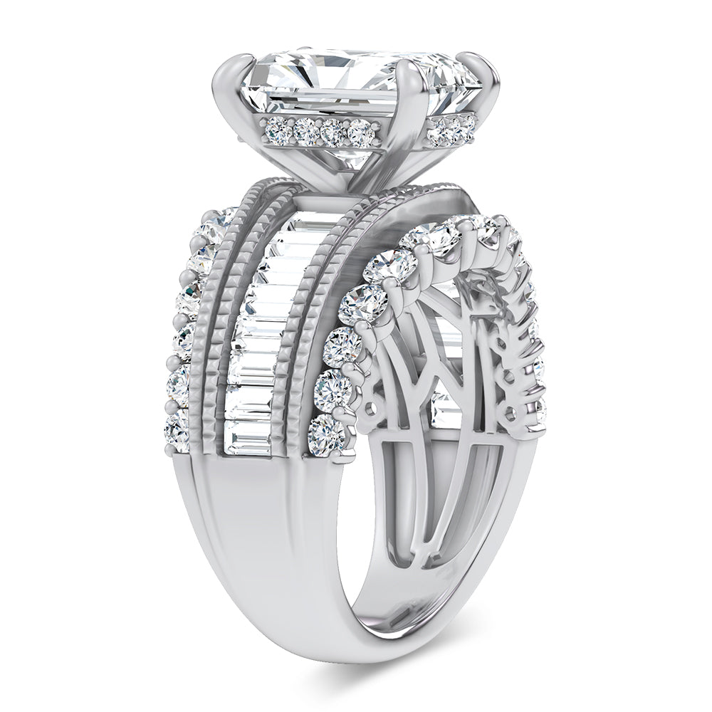 14K 5.72CT Certified Lab Grown Engagement Ring 69760