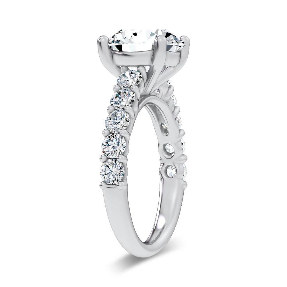 14K 4.20CT Certified Lab Grown Engagement Ring 69771