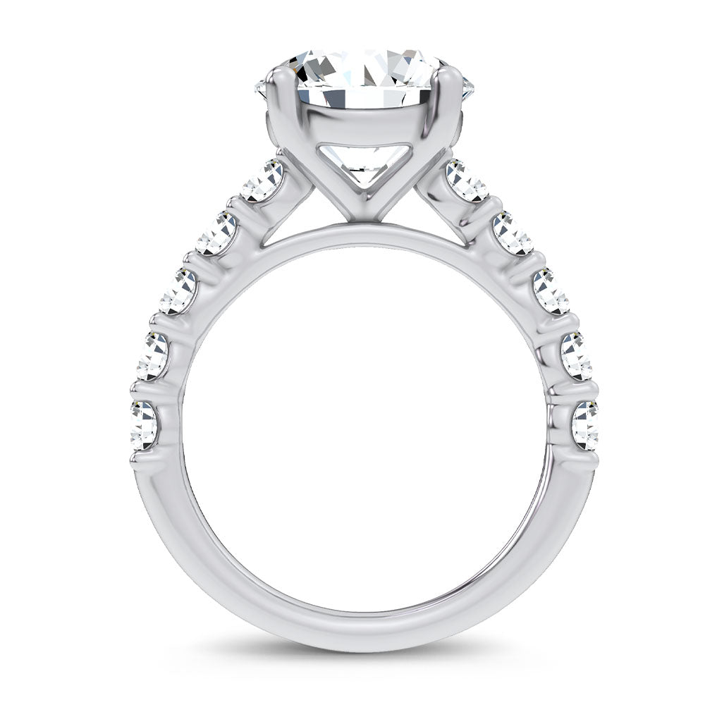 14K 4.20CT Certified Lab Grown Engagement Ring 69771