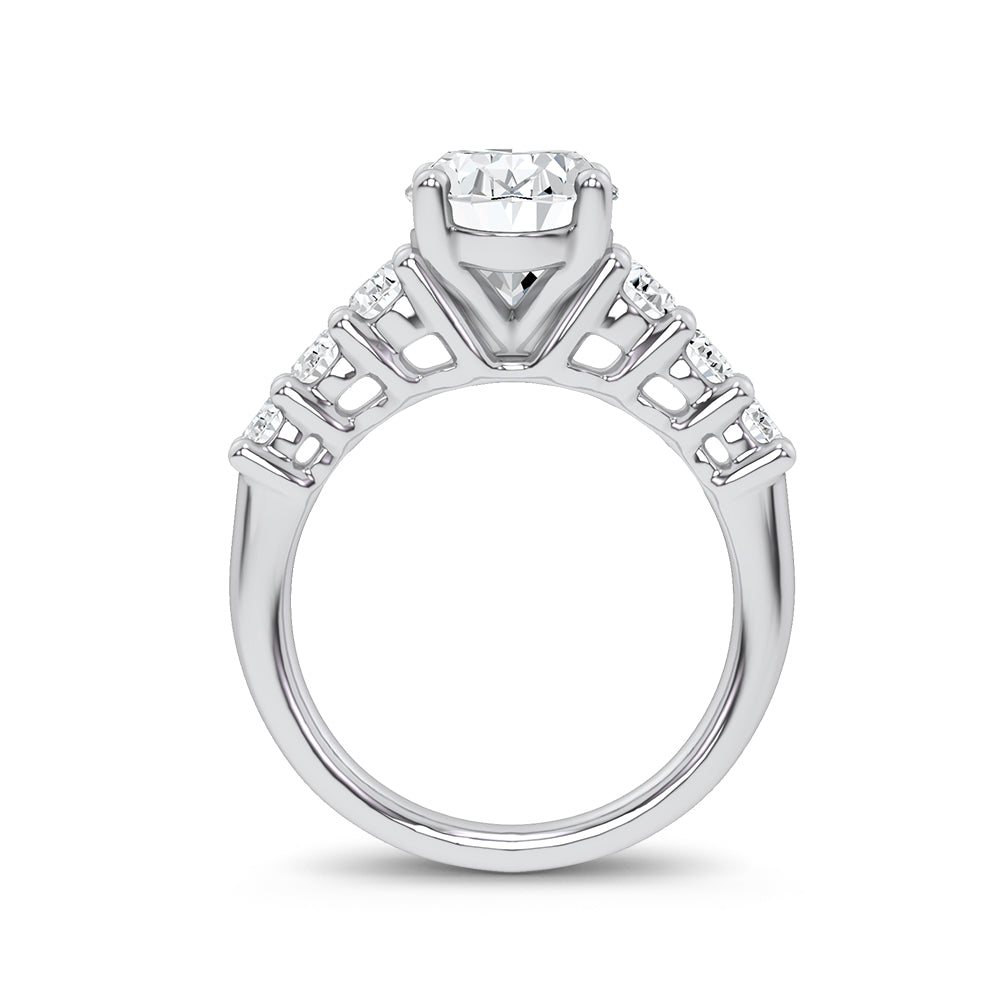 14K 4.06CT Certified Lab Grown Engagement Ring 69773