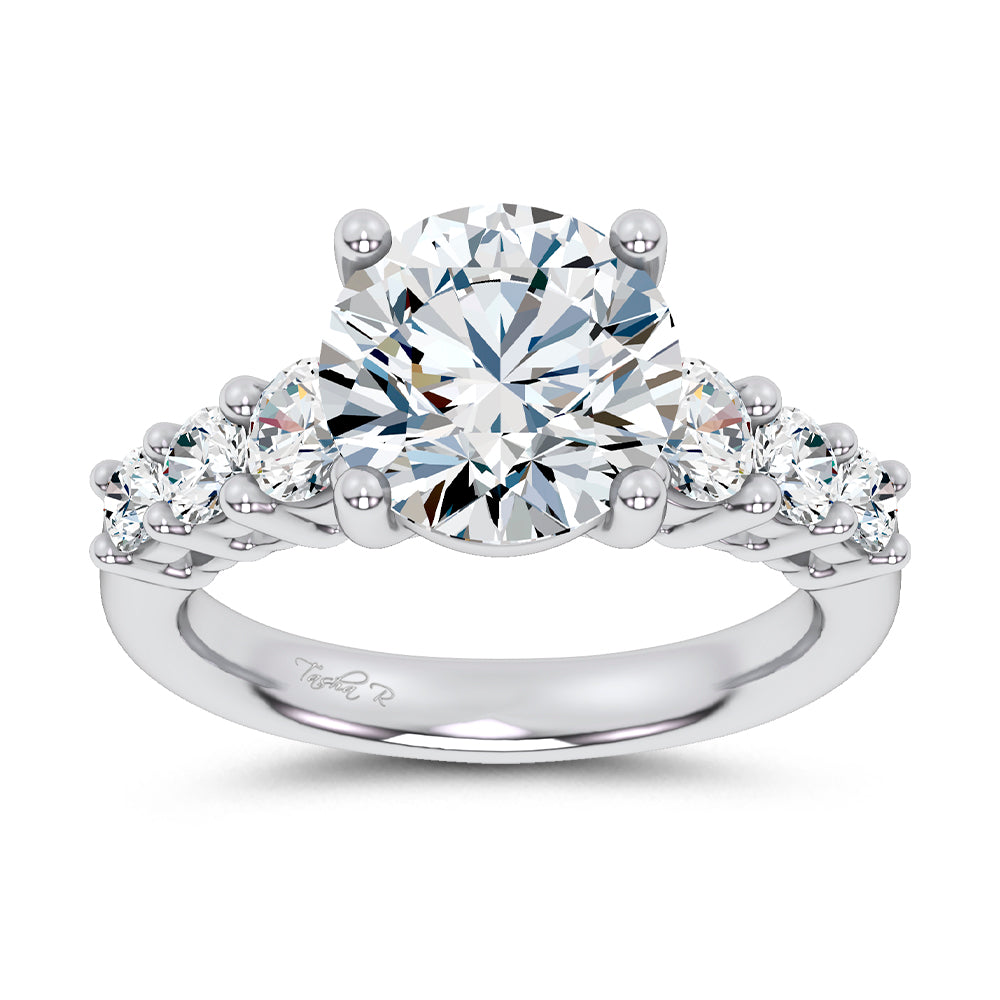 14K 3.93CT Lab Diamond Ring 69775
