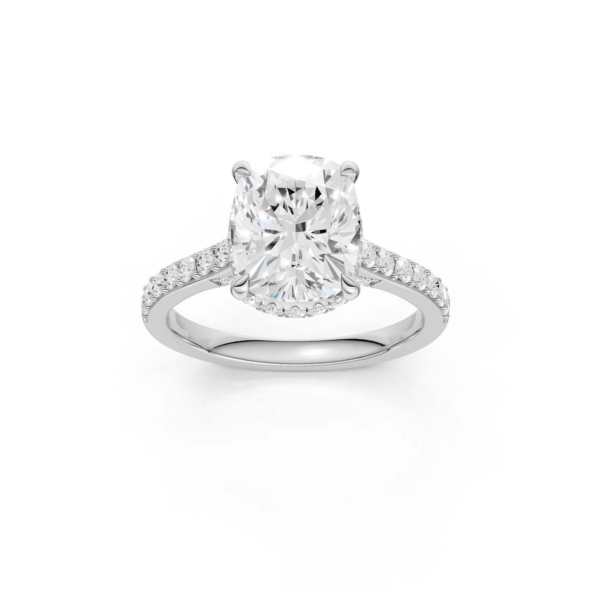 14K 4.50CT Lab Grown Diamond Engagement Ring 69811