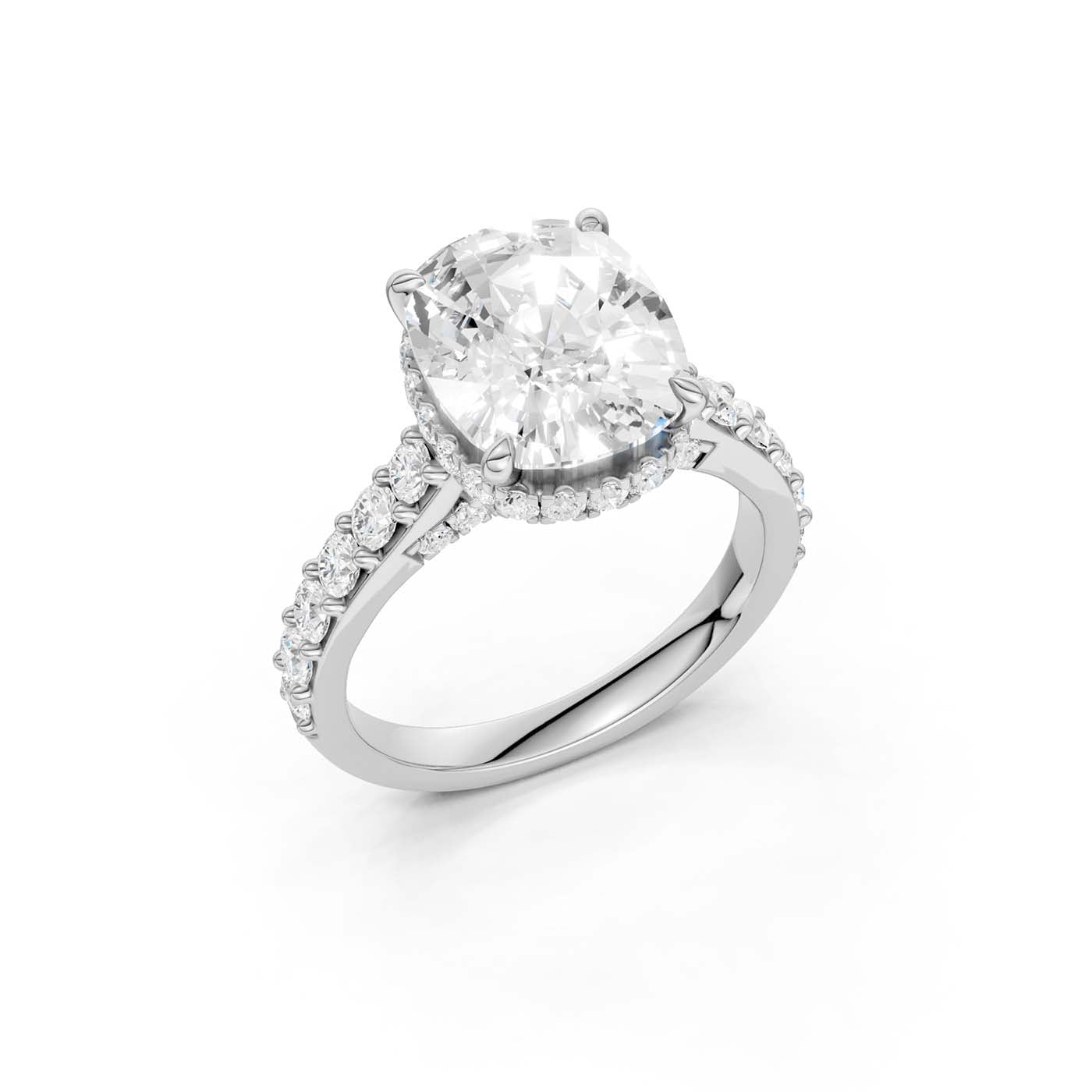 14K 6.00CT Lab Grown Diamond Engagement Ring 69813