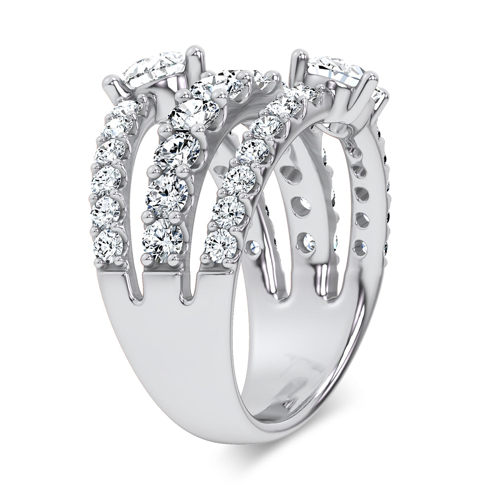 14K 2.93CT Certified Lab Grown Ring 69977