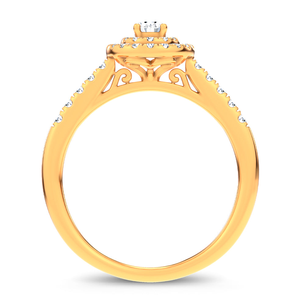 14K 0.50CT Certified Lab Grown Ring 70024