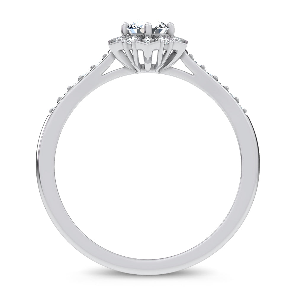 14K 0.50CT Certified Lab Grown Ring 70109