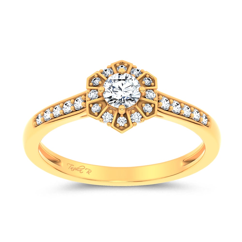 14K 0.50CT Certified Lab Grown Ring 70110