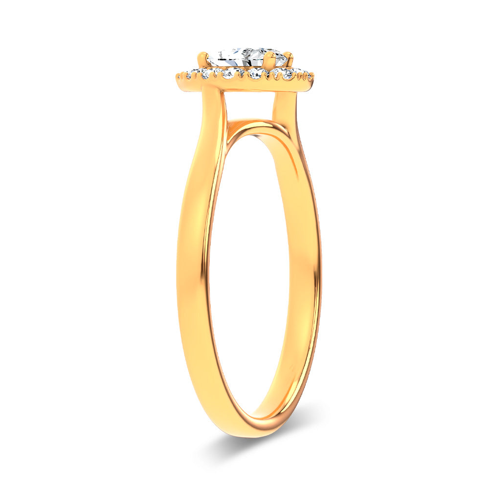 14K 0.33CT Certified Lab Grown Promise Ring 70133