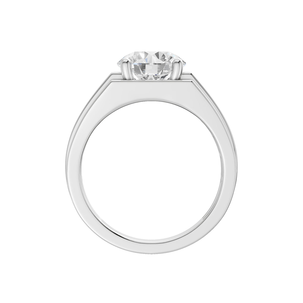 14K 3.00CT Certified Lab Grown Diamond Mens Ring 70468